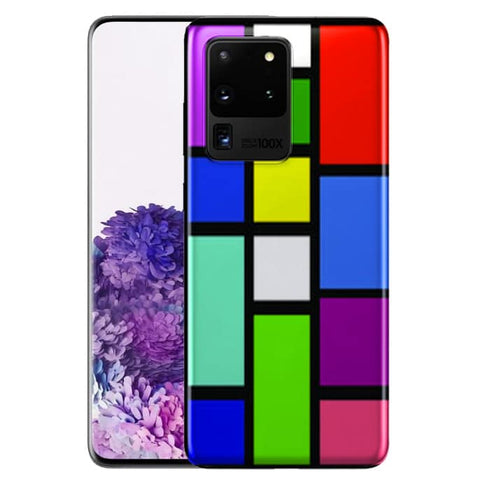 Coque Samsung Galaxy S20 Ultra Cubes Colorés