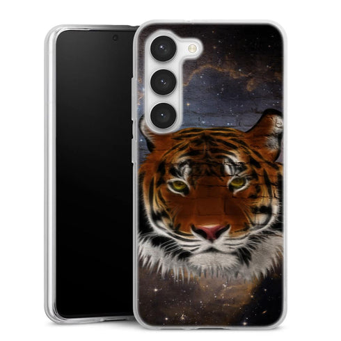 Coque Samsung Galaxy S23 Abstract Tiger