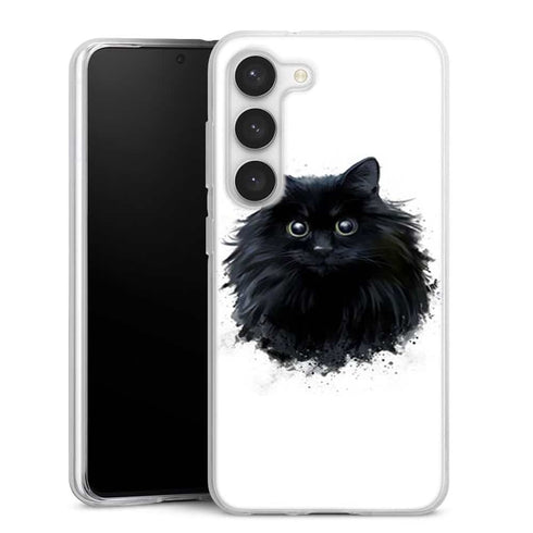 Coque Samsung Galaxy S23 Chat Noir