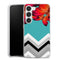 Coque pour Samsung S23 Papillon Aurore et Chevrons