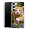 Coque Samsung Galaxy S23 Flowery Garden Lovely and enchanting cat