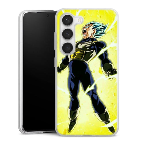 Coque Samsung Galaxy S23, S23 Plus, S23 Ultra Dragon Ball Z Vegeta Majin Transformation