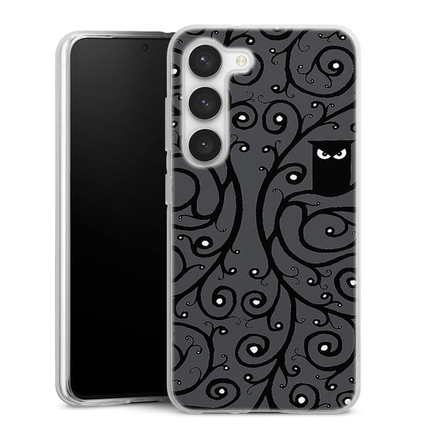 Coque Samsung Galaxy S23 Hibou Noir et Blanc