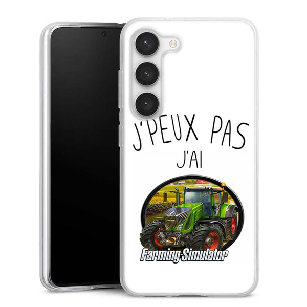 Coque Samsung Galaxy S23 Je Peux pas j'ai Farming Simulator