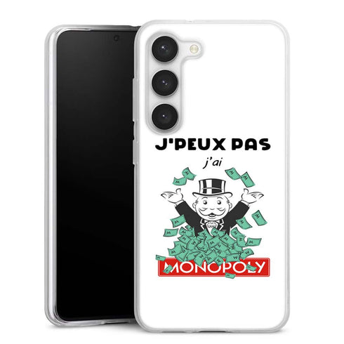 Coque Samsung Galaxy S23 Je Peux pas j'ai Monopoly