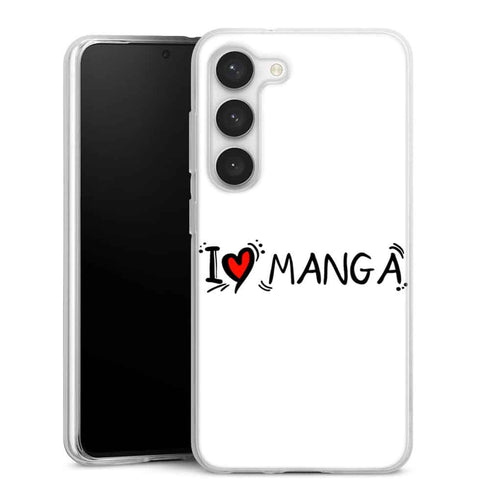 Coque Samsung Galaxy S23, S23 Plus, S23 Ultra Love Manga