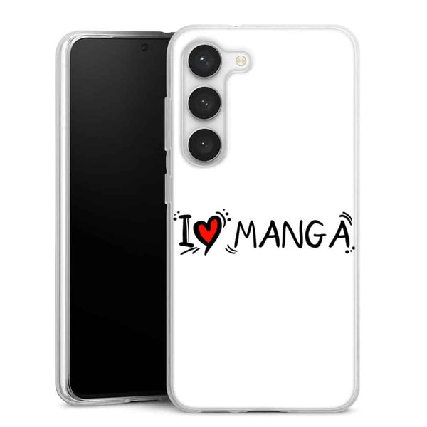 Coque Samsung Galaxy S23, S23 Plus, S23 Ultra Love Manga