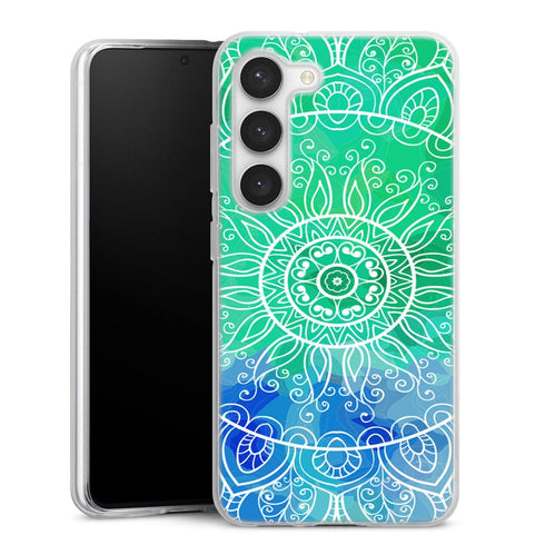 Coque pour Samsung S23 Green deal Mandala