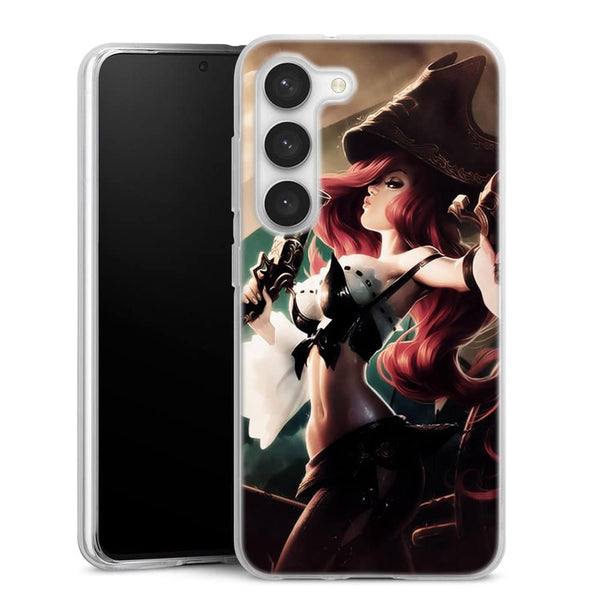Coque Samsung Galaxy S23, S23 Plus, S23 Ultra Manga Girl Pirate