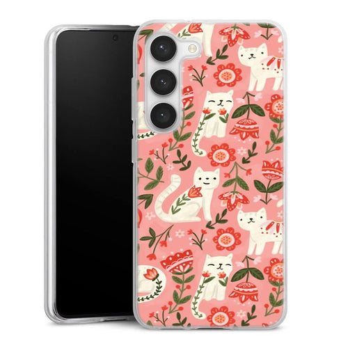 Coque Samsung Galaxy S23 Motif de chat folklorique