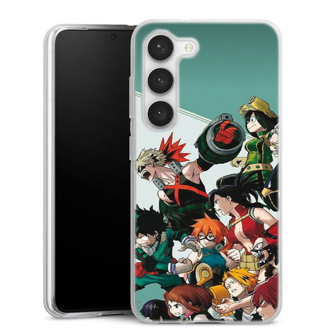 Coque Samsung Galaxy S23, S23 Plus, S23 Ultra My Hero Academia fight adn