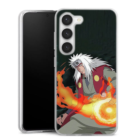 Coque Samsung Galaxy S23, S23 Plus, S23 Ultra Naruto Jiraiya Rasengan