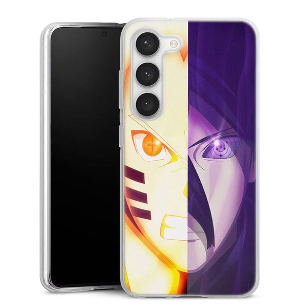 Coque Samsung Galaxy S23, S23 Plus, S23 Ultra Naruto Vs Sasuke