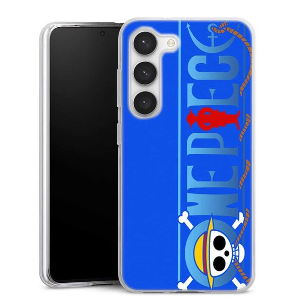 Coque Samsung Galaxy S23, S23 Plus, S23 Ultra One Piece Blue
