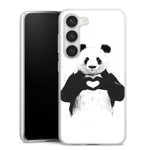 Coque Samsung Galaxy S23 Panda Love