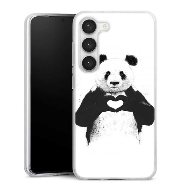 Coque Samsung Galaxy S23 Panda Love