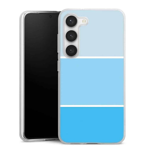 Coque Samsung Galaxy S23 Pastel Bleu abstrait