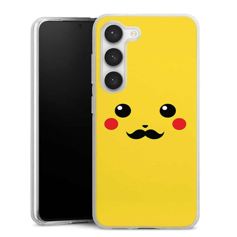Coque Samsung Galaxy S23 Pika Moustaches - Coque Pikachu en silicone