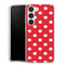 Coque pour Samsung S23 Rouge à Pois