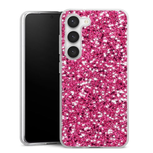 Coque pour Samsung S23 Pink Glitter way