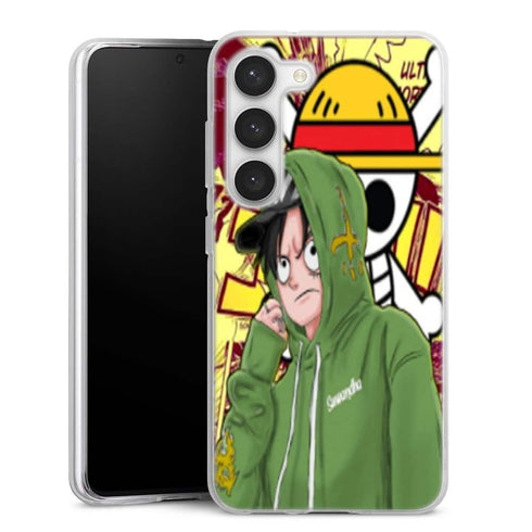 Coque Samsung Galaxy S23, S23 Plus, S23 Ultra Singe Dluffy