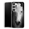 Coque Samsung Galaxy S23 Tete de Cheval Noir et Blanc