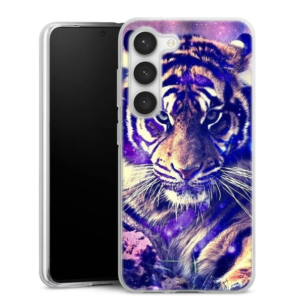 Coque Samsung Galaxy S23 Tigre Bleu de Russie