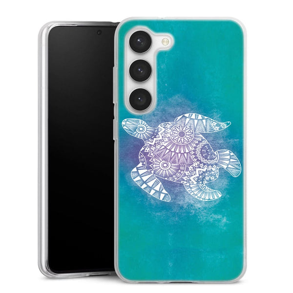 Coque Samsung Galaxy S23 Tortue Mandala