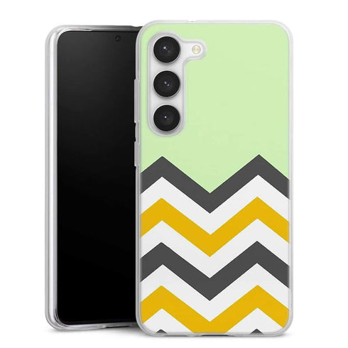 Coque Samsung S23 originale Zig Zag Menthe