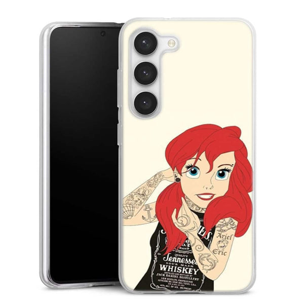 Coque Samsung Galaxy S23, S23 Plus, S23 Ultra Ariel Tattoo Jack Daniels