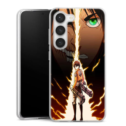 Coque Samsung Galaxy S23, S23 Plus, S23 Ultra Attaque des Titans