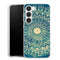 Coque pour Samsung S23 Blue organic boho mandala
