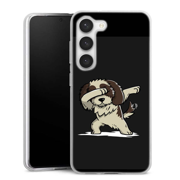 Coque Samsung Galaxy S23 Dog shih tzu dabbing
