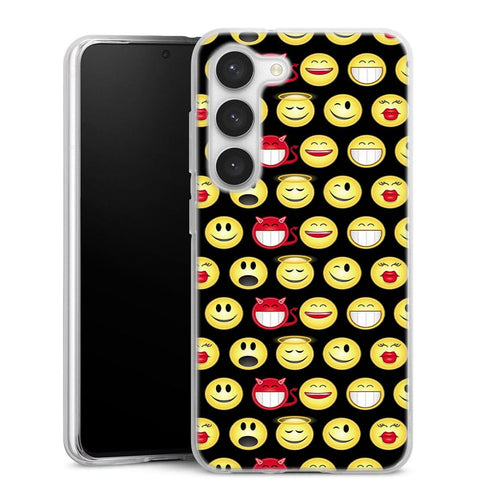 Coque pour Samsung S23 Funny smileys