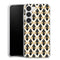 Coque pour Samsung S23 Glitter triangles in gold black and nude