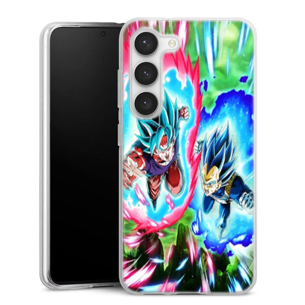 Coque Samsung Galaxy S23, S23 Plus, S23 Ultra Goku Blue Kaioken