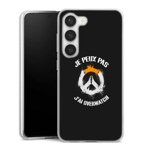 Coque Samsung Galaxy S23 Je peux pas j'ai Overwatch