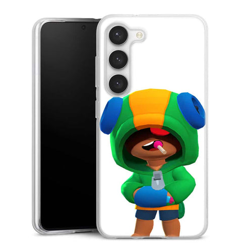 Coque pour Samsung Galaxy S23 Leon best brawler chupa
