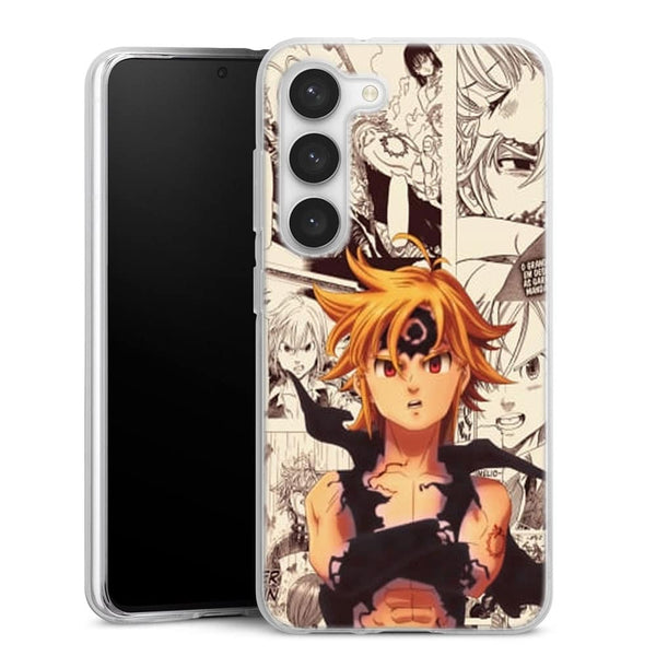 Coque Samsung Galaxy S23, S23 Plus, S23 Ultra Meliodas the demon