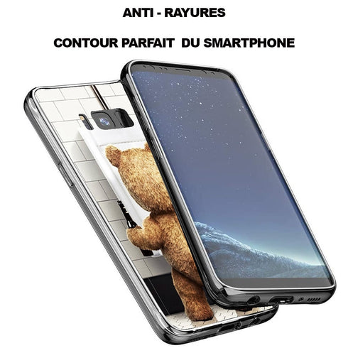 Coque antichocs Samsung Galaxy S8 Teddy Biere en Verre Trempé à Brest