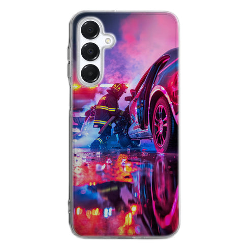Coque Samsung INTERVENTION POMPIER ACCIDENT ROUTIER - MaCoquePerso
