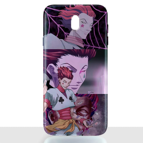 Hisoka | Coque Samsung J8 2018 | Motif Manga Card Hunter X Hunter | Housse Silicone Souple MaCoquePerso