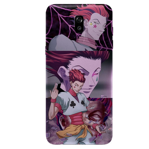 Hisoka | Coque Samsung J4 2018 | Motif Manga Card Hunter X Hunter | Housse Tel portable Gel MaCoquePerso