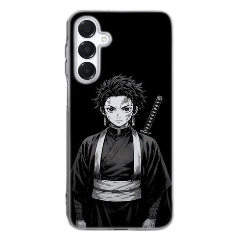 Manga Demon Slayer noir et blanc | Coque Samsung