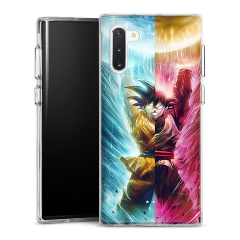 Goku et Black Goku | Coque Telephone iPhone, Samsung Galaxy, Huawei, Oppo, Xiaomi - Silicone, SAMSUNG GALAXY NOTE 10