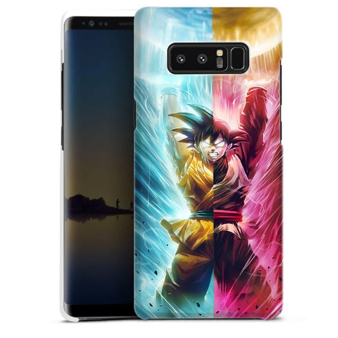 Goku et Black Goku | Coque Telephone iPhone, Samsung Galaxy, Huawei, Oppo, Xiaomi - Silicone, SAMSUNG GALAXY NOTE 8