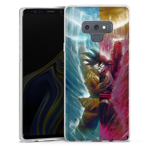 Goku et Black Goku | Coque Telephone iPhone, Samsung Galaxy, Huawei, Oppo, Xiaomi - Silicone, SAMSUNG GALAXY NOTE 9
