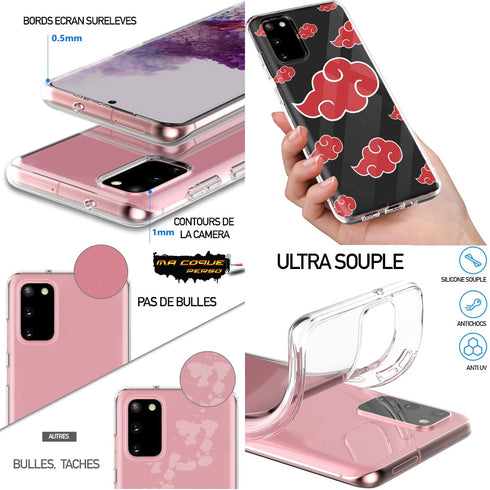 Coque iPhone 11 Akatsuki / Manga / Silicone / iPhone 11 Pro, Max, iPhone 12 / Samsung, Huawei MaCoquePerso