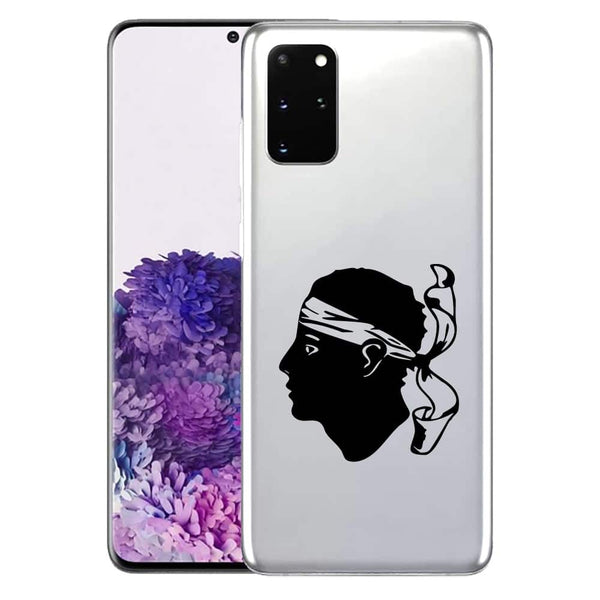 Corse - Coque Samsung S20, S20 Plus - Drapeau - Silicone