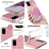 Coque Personnalisée Samsung S20 Dégradé Paillettes Roses
